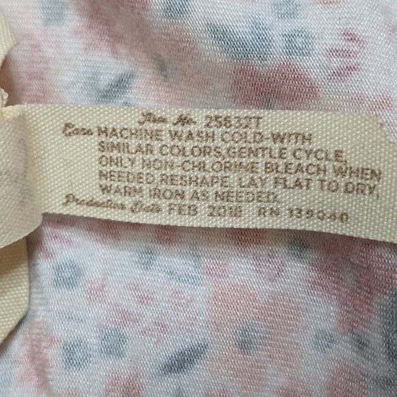 Matilda Jane Womens Tunic Top S Sing It Out Swing V-neck Peach Pink Floral - Picture 10 of 10